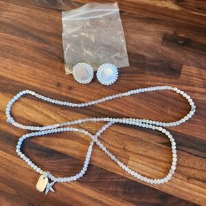 Marlyn Schiff Necklace/Earrings NWOT